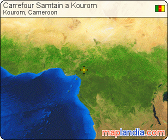 Carrefour Samtain à Kourom satellite map