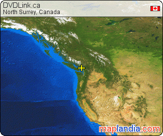 DVDLink.ca satellite map