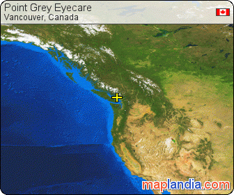 Point Grey Eyecare satellite map