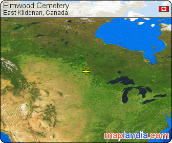Elmwood Cemetery satellite map