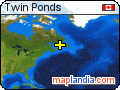 Twin Ponds satellite map