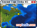 Boisdale Cape Breton NS satellite map