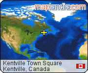 Kentville Town Square satellite map