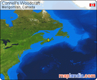 Connell's Woodcraft satellite map