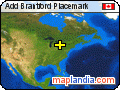 Add Brantford Placemark satellite map