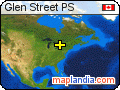 Glen Street PS satellite map