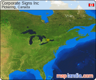 Corporate Signs Inc satellite map