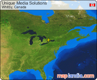 Unique Media Solutions satellite map