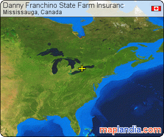 Danny Franchino State Farm Insuranc satellite map