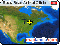 Mavis Road Animal Clinic satellite map