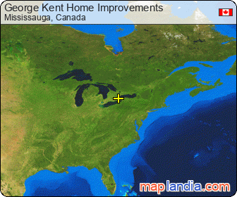 George Kent Home Improvements satellite map