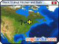 Black Walnut Kitchen and Bath satellite map