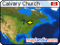 Calvary Church satellite map