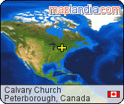 Calvary Church satellite map