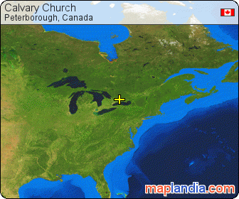 Calvary Church satellite map