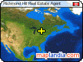 Richmond Hill Real Estate Agent satellite map