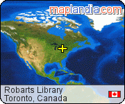 Robarts Library satellite map