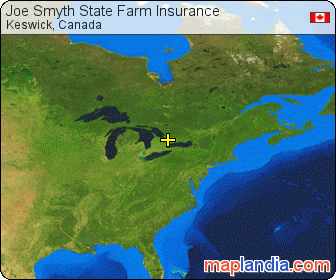 Joe Smyth State Farm Insurance satellite map