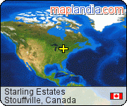 Starling Estates satellite map