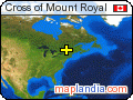 Cross of Mount Royal satellite map