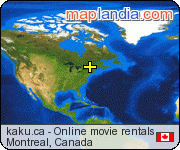 kaku.ca - Online movie rentals satellite map