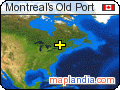 Montreal's Old Port satellite map