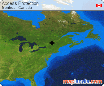 Access Protection satellite map