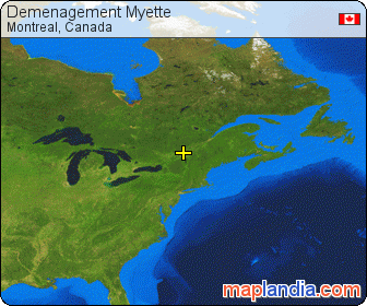 Déménagement Myette satellite map