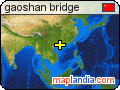 gaoshan bridge satellite map
