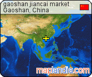 gaoshan jiancai market satellite map