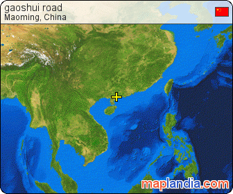 gaoshui road satellite map