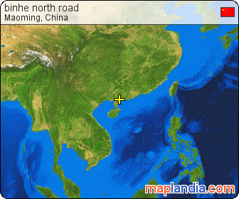 binhe north road satellite map