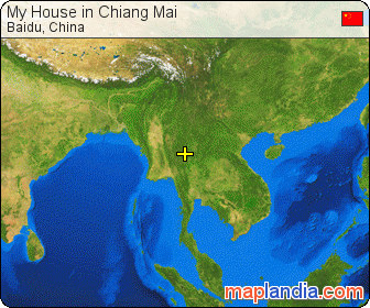 My House in Chiang Mai satellite map