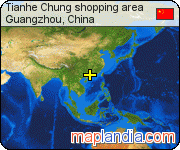 Tianhe Chung shopping area satellite map