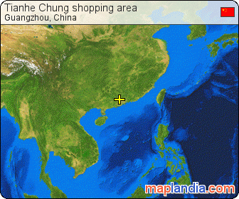 Tianhe Chung shopping area satellite map