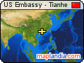 US Embassy - Tianhe satellite map