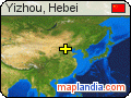 Yizhou, Hebei satellite map