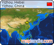 Yizhou, Hebei satellite map