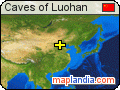 Caves of Luohan satellite map