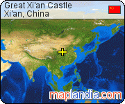 Great Xi'an Castle satellite map
