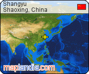 Shangyu satellite map