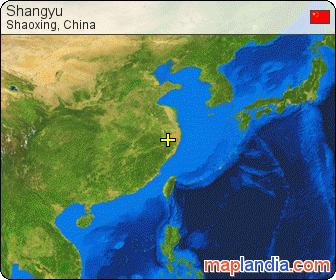 Shangyu satellite map