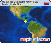 JW Marriott Guanacaste Resort & Spa satellite map