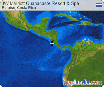 JW Marriott Guanacaste Resort & Spa satellite map