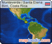 Monteverde / Santa Elena satellite map