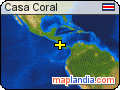 Casa Coral satellite map