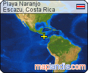 Playa Naranjo satellite map