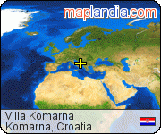 Villa Komarna satellite map
