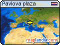 Pavlova plaža satellite map