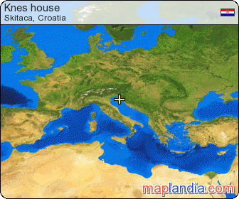Knes house satellite map